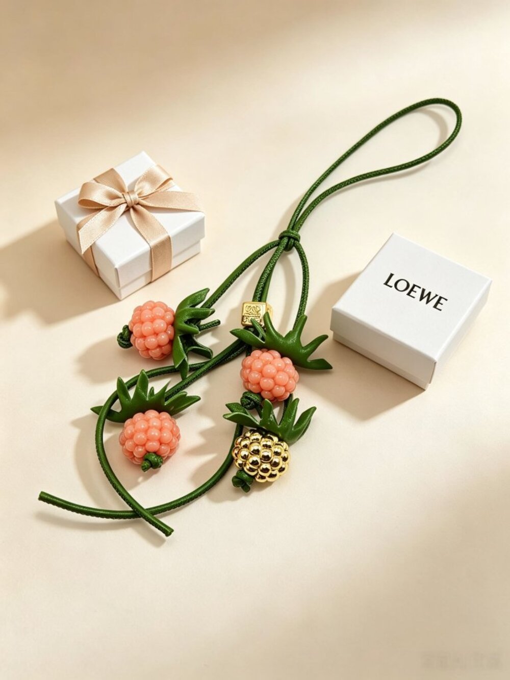Loewe Raspberry Bag Charm - Picture 4 of 8